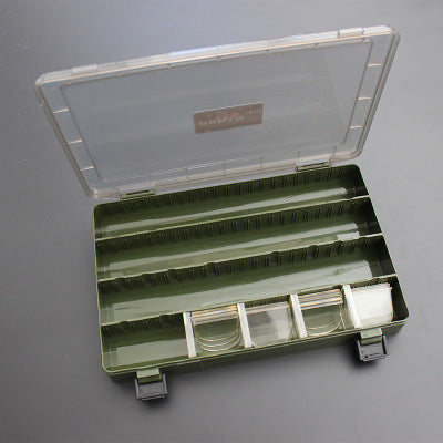 Double-sided double-layer lure box fishing tackle box