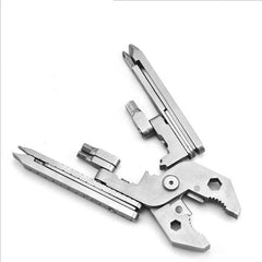 Stainless Steel Folding Multi-function Plier 25-in-1 Portable Pliers Screwdriver Outdoor Multi-function Tool