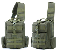 Tactical Army Fan Satchel Wild Fishing Cycling Sports Backpack