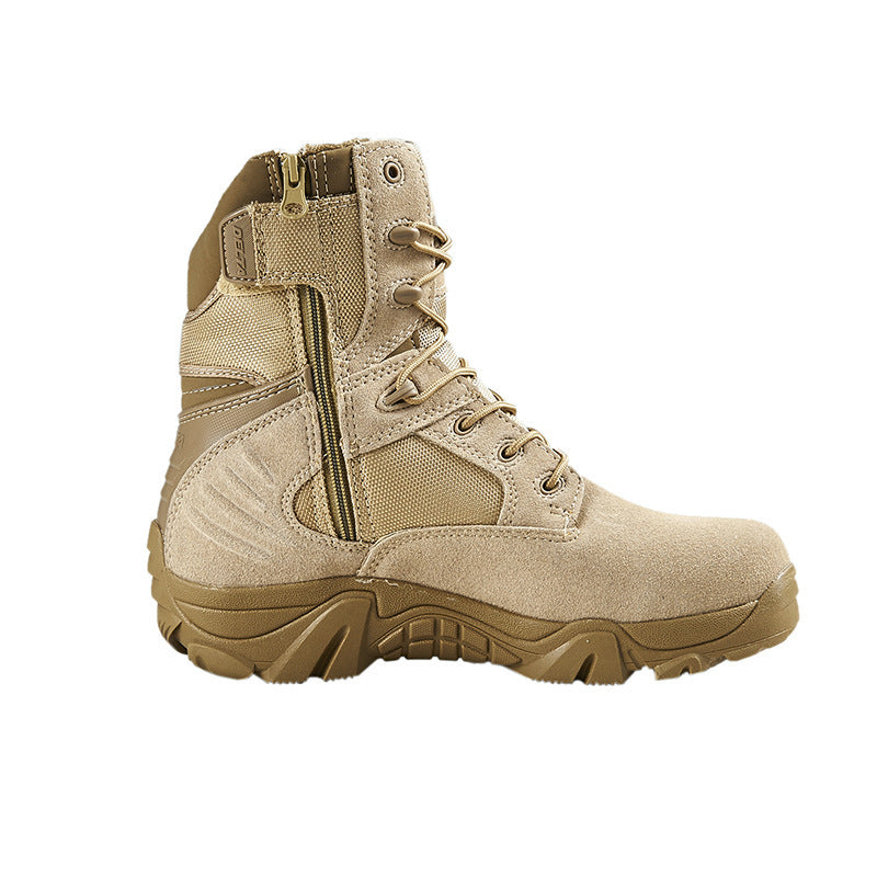 Delta High-Top Training Boots Mountaineering Combat Tactical Boots Special Forces Cowhide