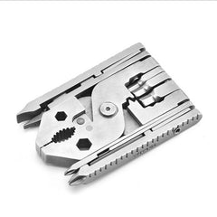 Stainless Steel Folding Multi-function Plier 25-in-1 Portable Pliers Screwdriver Outdoor Multi-function Tool