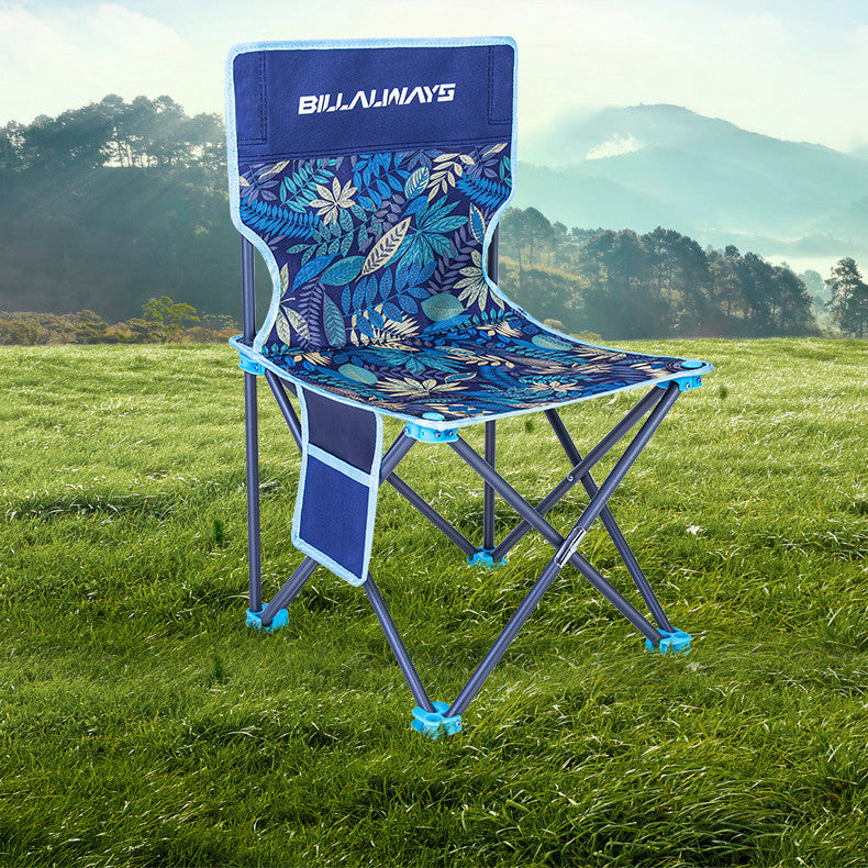 Outdoor Folding Chair Portable Camping Equipment Backrest