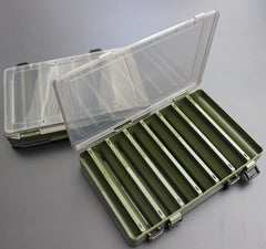 Double-sided double-layer lure box fishing tackle box