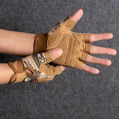 Tactical half finger gloves