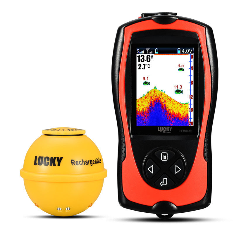 Color Screen Sonar Wireless Fish Finder Visual HD