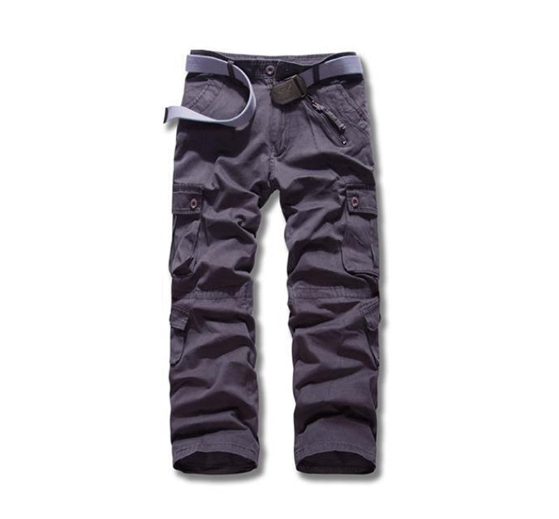 100% Cotton Long Men Pants Tactical Multi-pocket Outdoor Pants